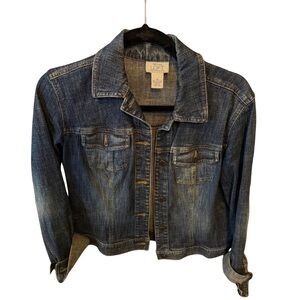 LOFT Blue Denim Jacket Size 6